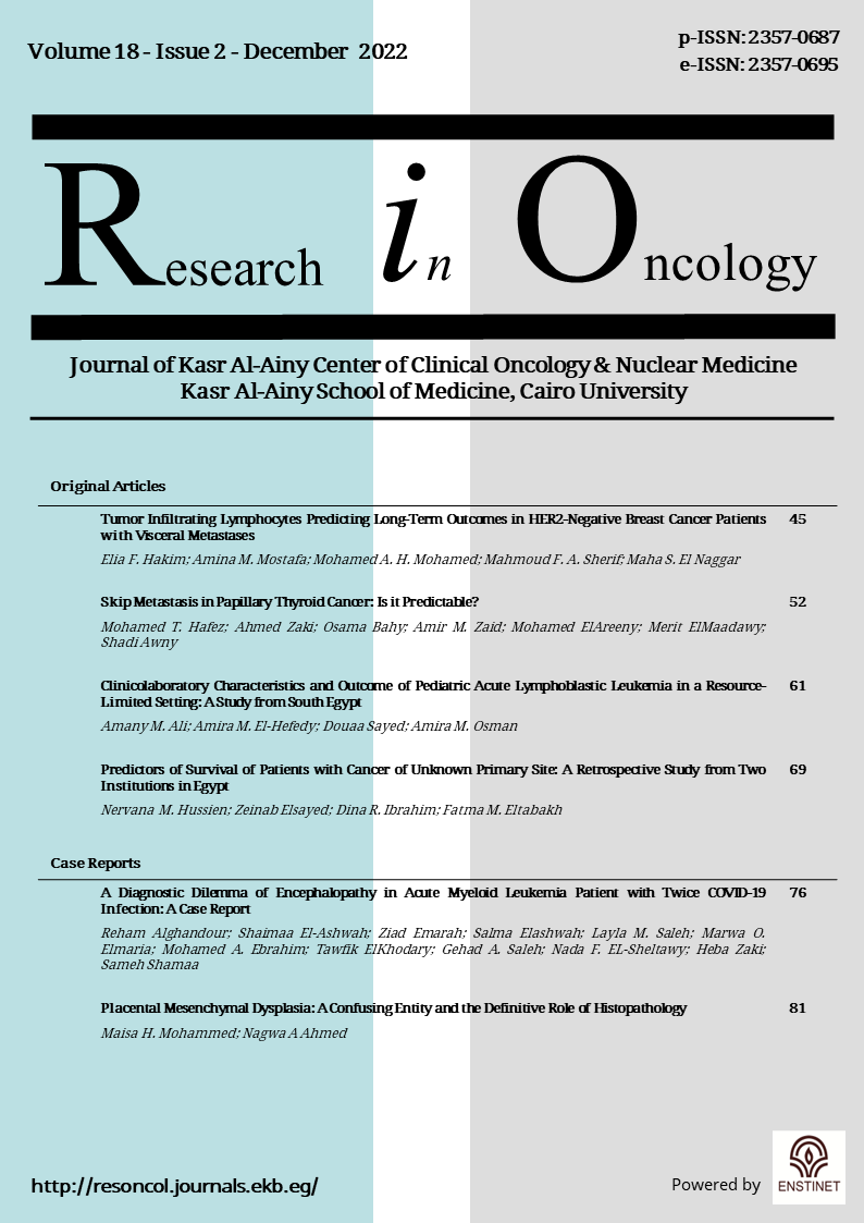 Research in Oncology