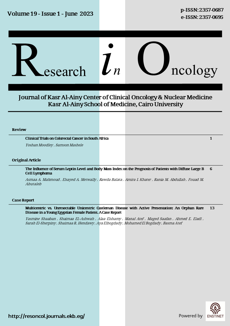 Research in Oncology