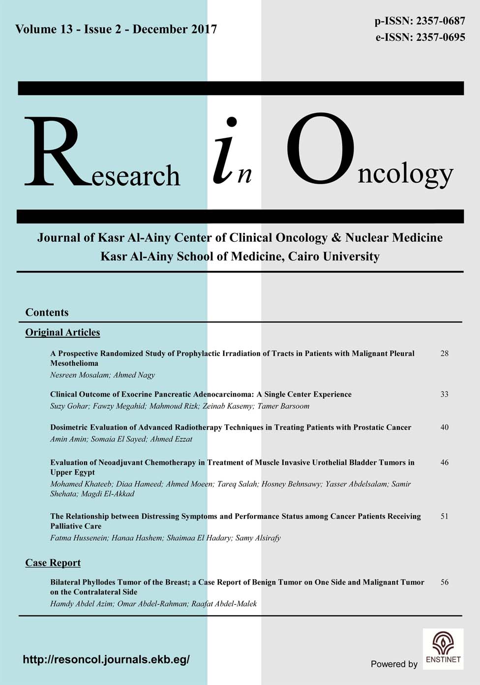 Research in Oncology