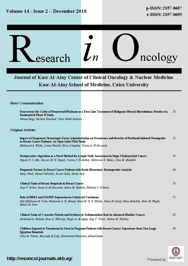 Research in Oncology